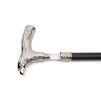 Canne épée Tête d’Aigle - 93cm - canne de marche - vue de profil