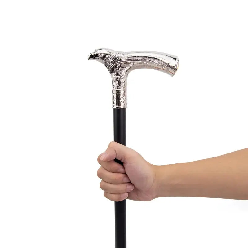 Canne épée Tête d’Aigle - 93cm - canne de marche - vue de face
