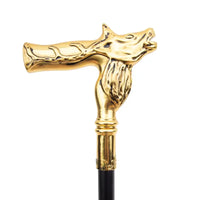 Canne épée Tête de cerf - 92cm - canne de marche - vue de profil