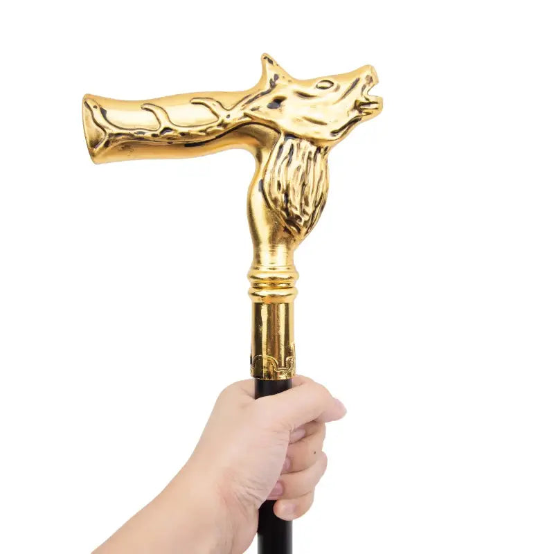 Canne épée Tête de cerf - 92cm - canne de marche - détail du fût