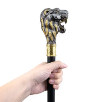 Canne épée Tête de Lion - 93cm - canne de marche - en situation