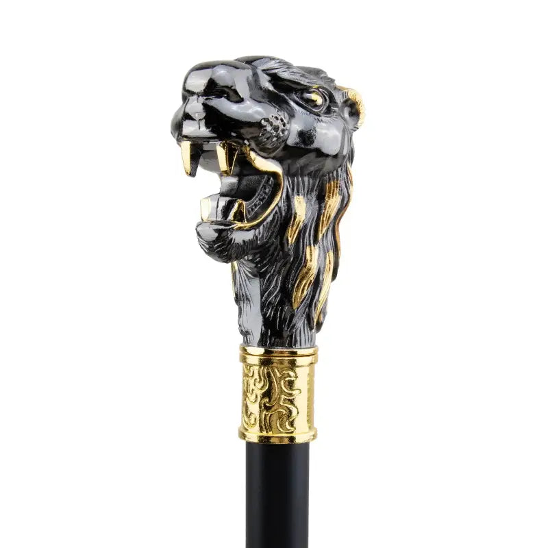 Canne épée Tête de Lion - 93cm - canne de marche - vue de trois quarts