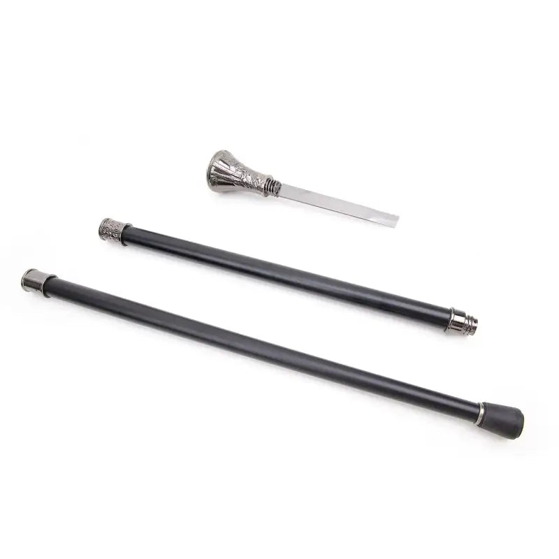 Canne épée Tête de Loup - 93cm - canne de marche - détail du fût