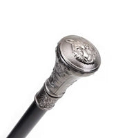 Canne épée Tête de Loup - 93cm - canne de marche - vue de profil