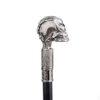 Canne épée Tête de mort - 93cm - canne de marche - en situation