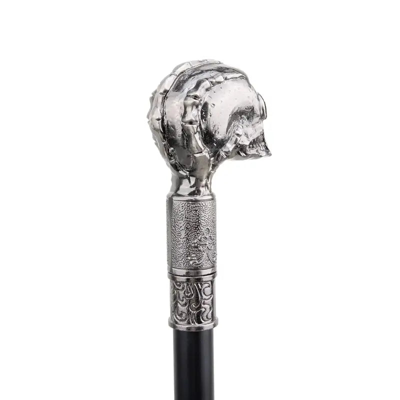 Canne épée Tête de mort - 93cm - canne de marche - vue de profil