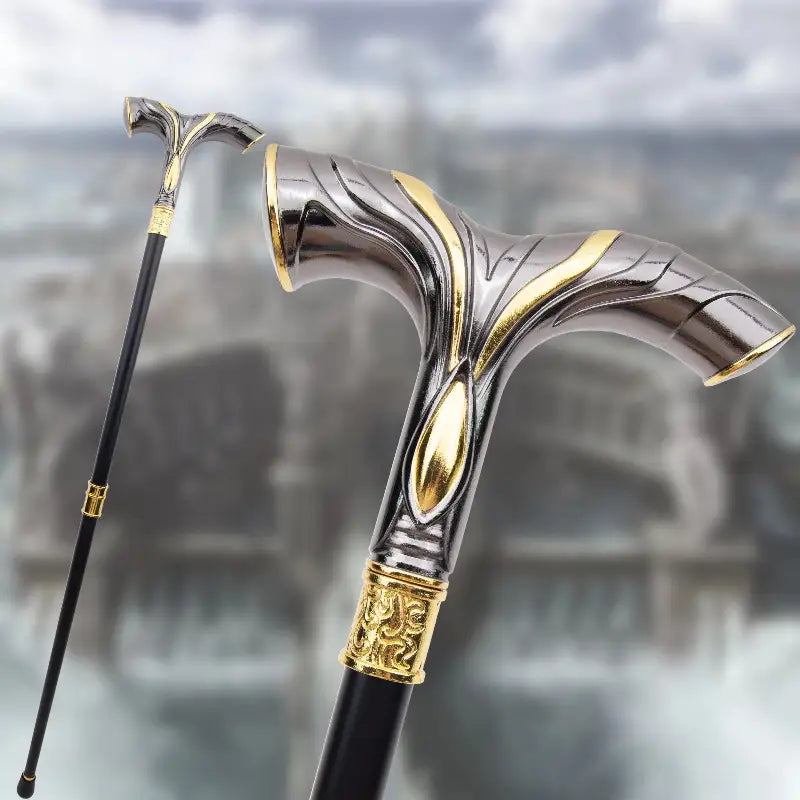 Canne Luxe épée - 93cm - canne de marche - détail du fût