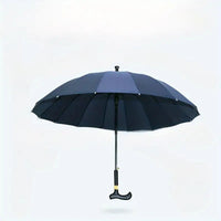 Canne Parapluie Bleu Marine - Bleu Marine - canne de marche - vue de trois quarts