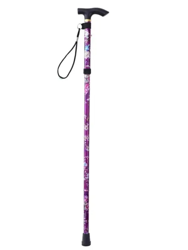 Canne pliante femme - Violet - Canne de marche - détail du fût