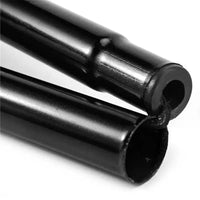 Canne pliante télescopique - Noir - canne de marche - détail du réglage en hauteur