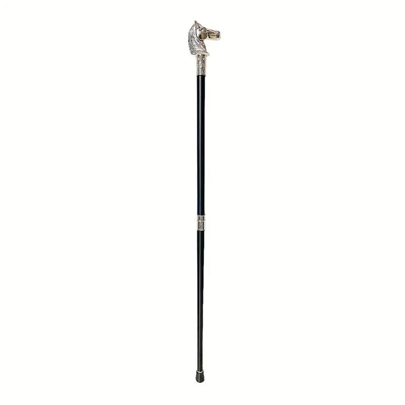 Canne tête de cheval - 93cm - canne de marche - vue de profil