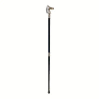 Canne tête de cheval - 93cm - canne de marche - vue de profil