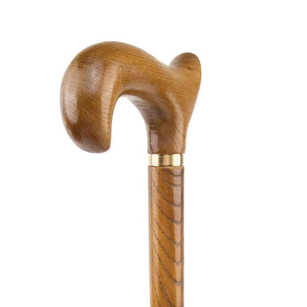 Canne en bois élégante - vue de face