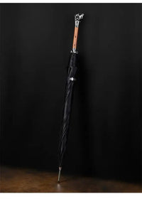 Parapluie canne de Luxe - canne de marche - zoom sur la matière