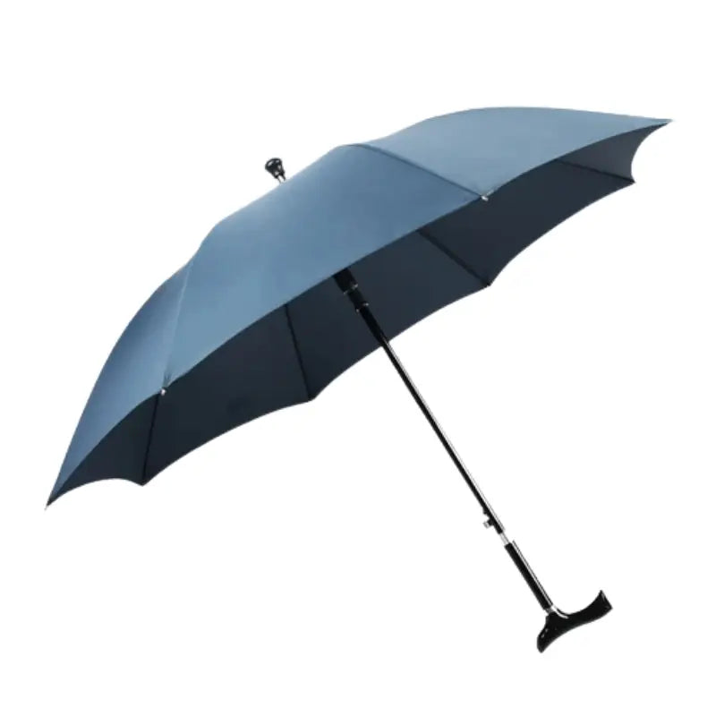 Parapluie canne Homme - canne de marche - gros plan de la poignée