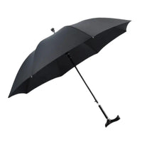 Parapluie canne Homme - canne de marche - vue de profil