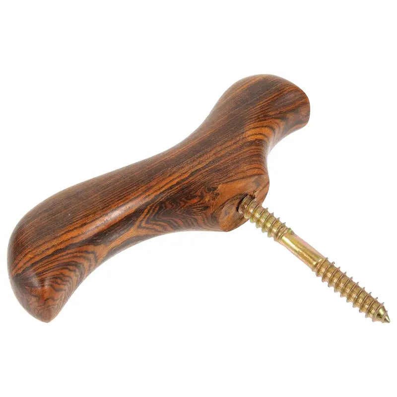 Poignée canne de marche - Marron - Accessoire de canne - vue de trois quarts